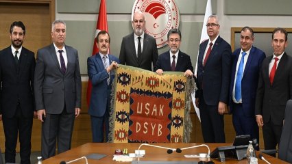 AHMET YILMAZ DAMIZLIK SIĞIR YETİŞTİRİCİLERİ BİRLİĞİ GENEL BAŞKANI İLHAN KÖTEN'İ ZİYARET ETTİ.